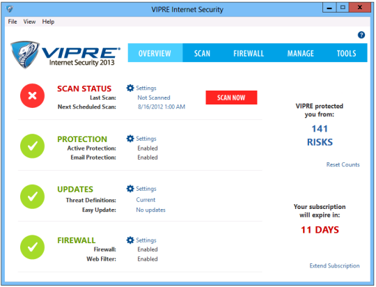 Vipre Internet Security 2014