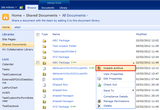 Virto ZIP Utility for SharePoint 2010