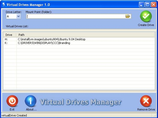 Virtual Drives Manager