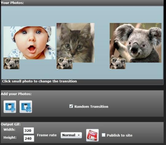 Viscomsoft Free Online GIF Slideshow