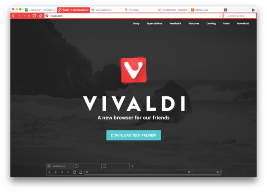 Vivaldi Technical Preview 2