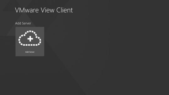 VMware View Client for Windows 8