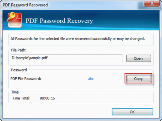Vodusoft PDF Password Recovery