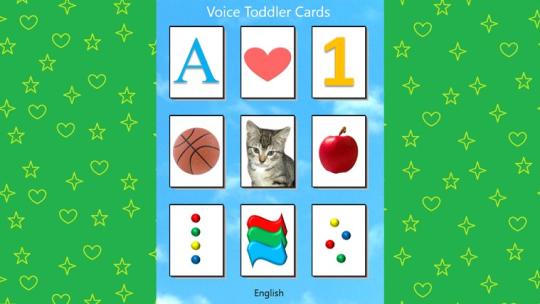 Voice Toddler Cards for Windows 8