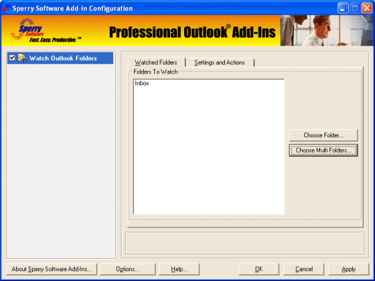 Watch Outlook Folders for Microsoft Outlook