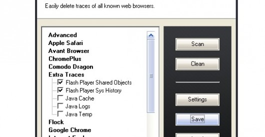 Web Browsers Traces Eraser Portable