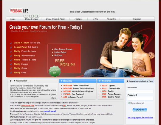 WebbingLife Free Forums