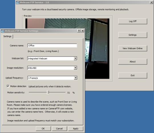 Webcam FTP Service