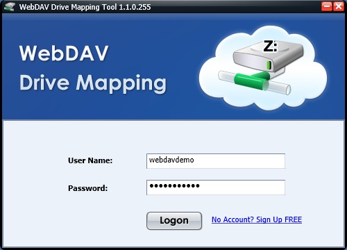 WebDAV Drive Mapping Tool