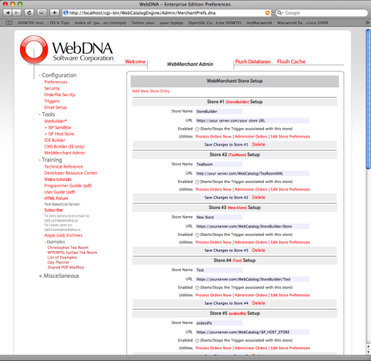 WebDNA Developer Edition