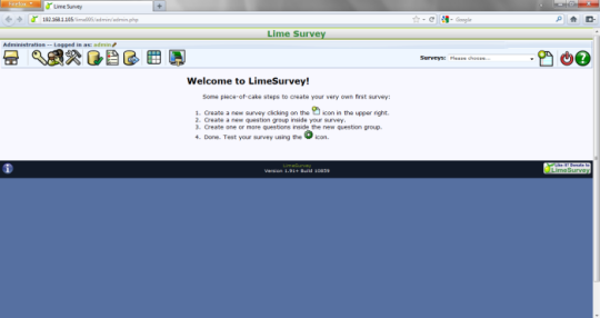 Webuzo for LimeSurvey