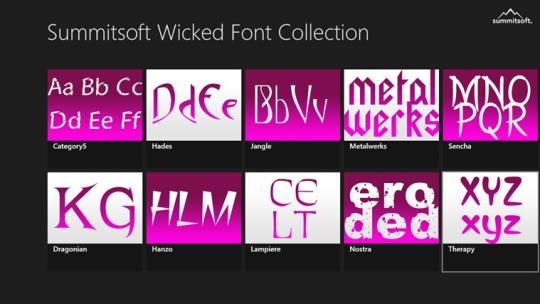 Wicked Fonts Collection