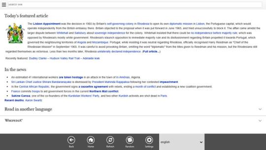 Wikipedia + for Windows 8