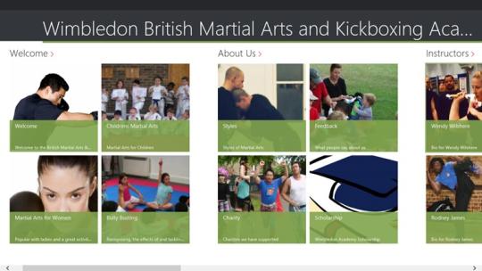 Wimbledon British Martial Arts and Kickboxing Academy for Windows 8
