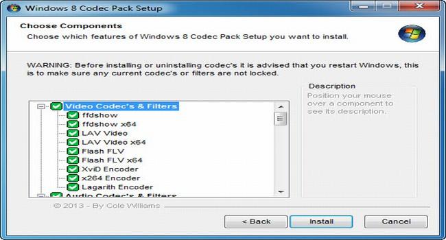 Windows 10 Codec Pack