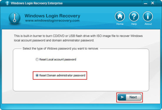 Windows Login Recovery Enterprise