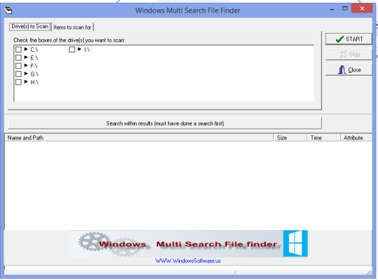 Windows Multi Search File Finder