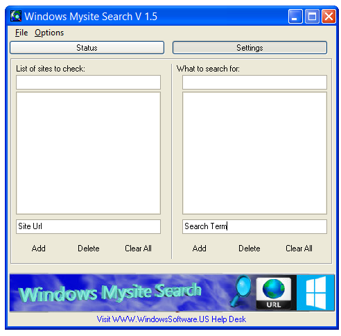 Windows Mysite Search