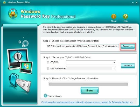 Windows Password Key Professional