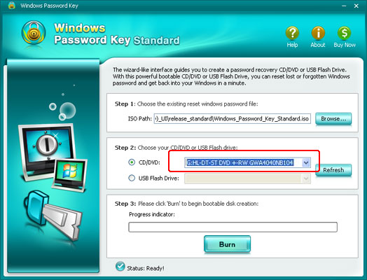Windows Password Key Standard