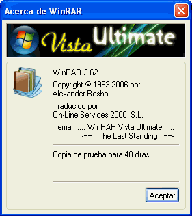 WinRAR Vista Ultimate