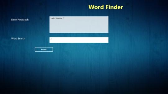 Word Finder for Windows 8