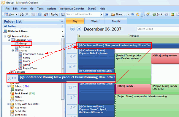 Workgroup Calendar for Outlook