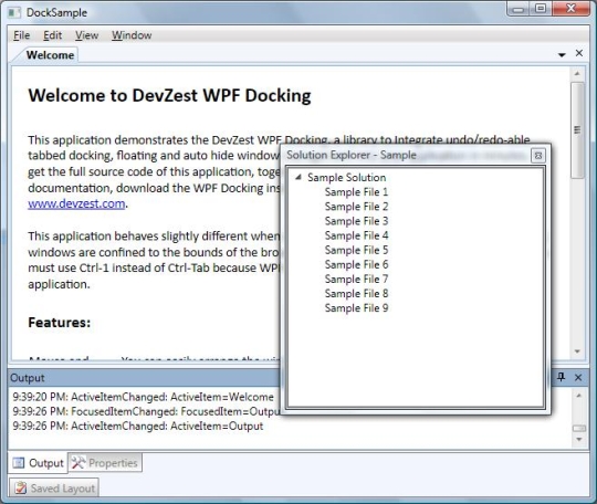 WPF Docking (64-bit)