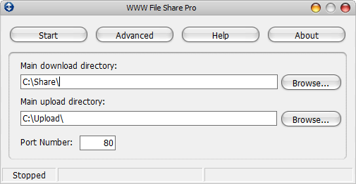 WWW File Share Pro