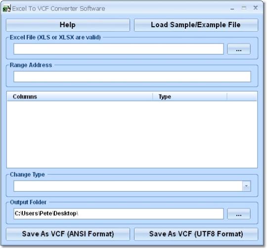 XLSX To VCF Converter Software