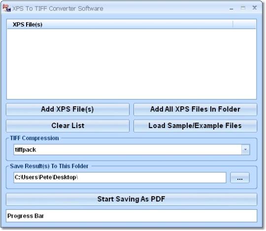 XPS To TIFF Converter Software