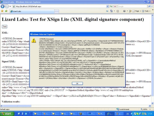 XSign XML Signature and Encryption Components