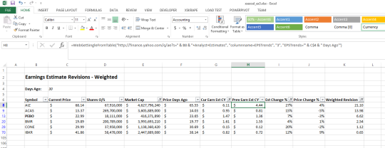 xSkrape for Excel