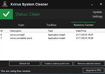 Xvirus System Cleaner