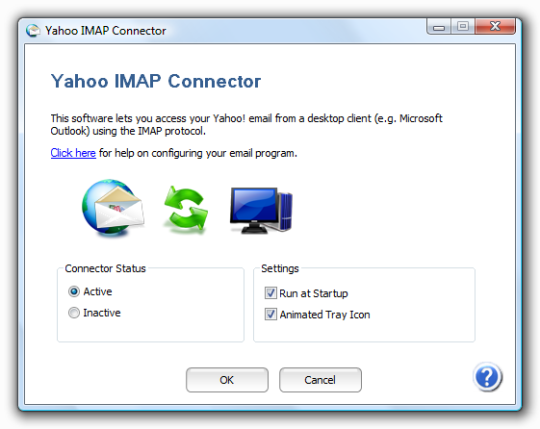 Yahoo IMAP Connector