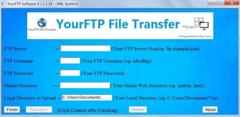 YourFTP File Transfer