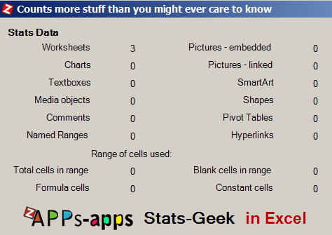 zAPPs-Stats-Geek for Microsoft Office 2007
