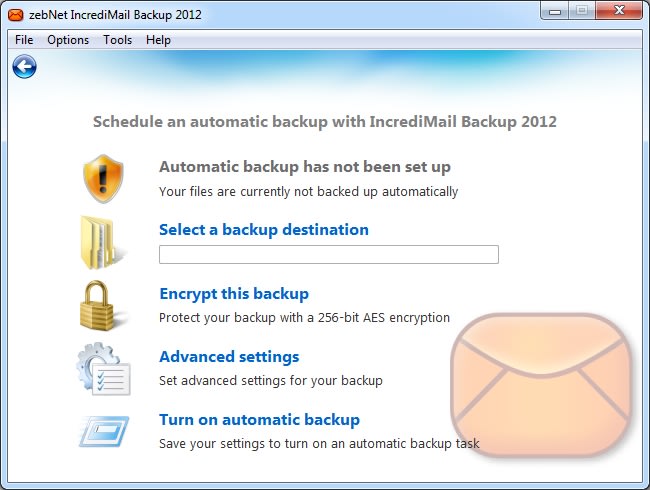 zebNet IncrediMail Backup 2012