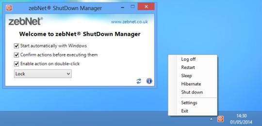 ZebNet ShutDown Manager