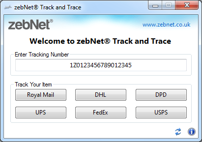 zebNet Track and Trace 2012 R2