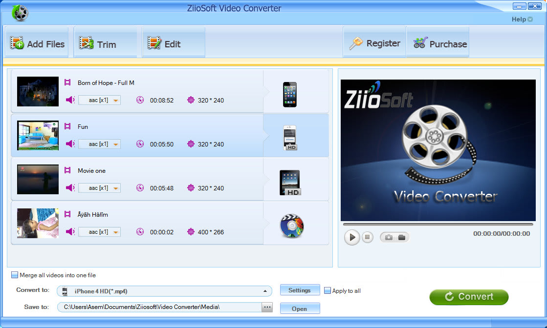ZiioSoft Video Converter