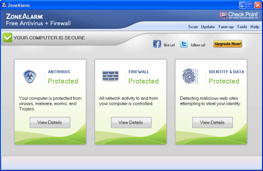ZoneAlarm Free Antivirus+Firewall