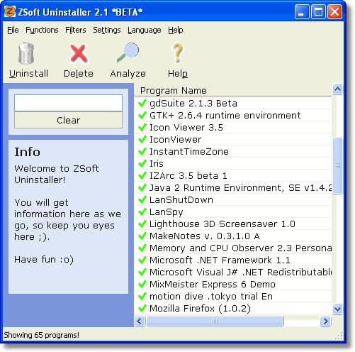 ZSoft Uninstaller