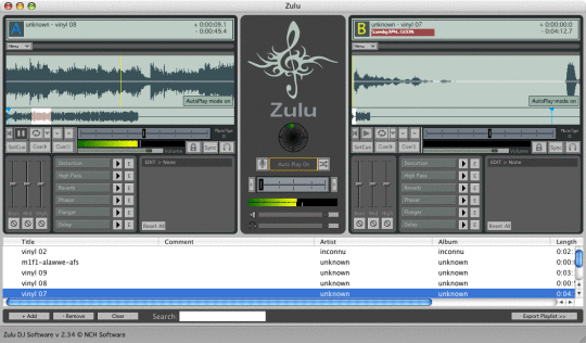 Zulu Free DJ Mixer For Mac