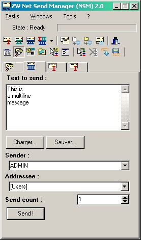 ZW Net Send Manager Portable